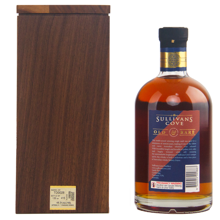 Sullivans Cove 17yo 'Old & Rare' French Oak 2nd Fill TD0028