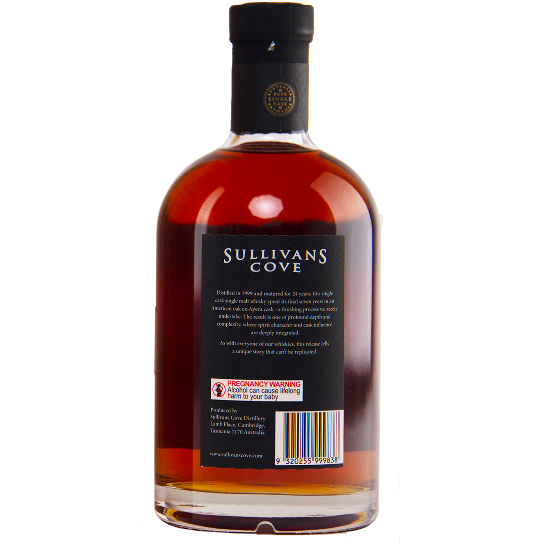 Sullivans Cove American Oak Apera Finish HH0005 24 Year Old Single Malt Australian Whisky