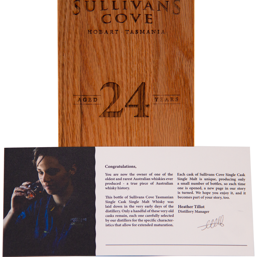 Sullivans Cove American Oak Apera Finish HH0005 24 Year Old Single Malt Australian Whisky