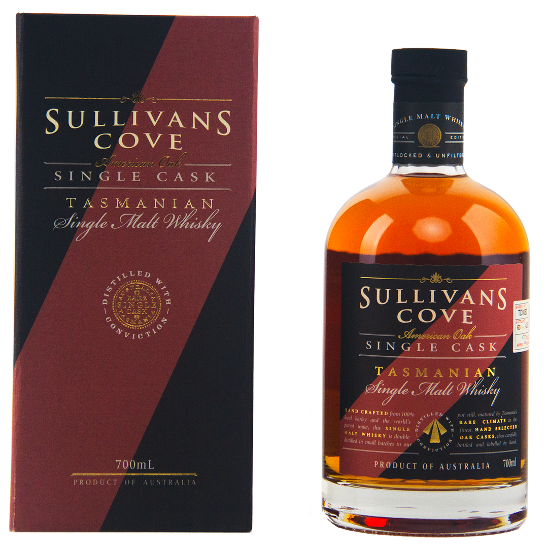 Sullivans Cove American Oak Second Fill Single Cask TD0080 13 Year Old Single Malt Australian Whisky