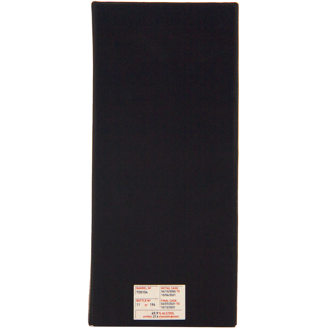 Sullivans Cove American Oak Single Cask TD 0154 15 Year Old Single Malt Australian Whisky