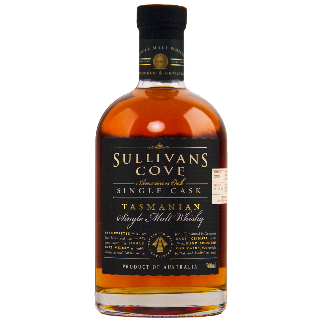 Sullivans Cove American Oak Single Cask TD 0154 15 Year Old Single Malt Australian Whisky