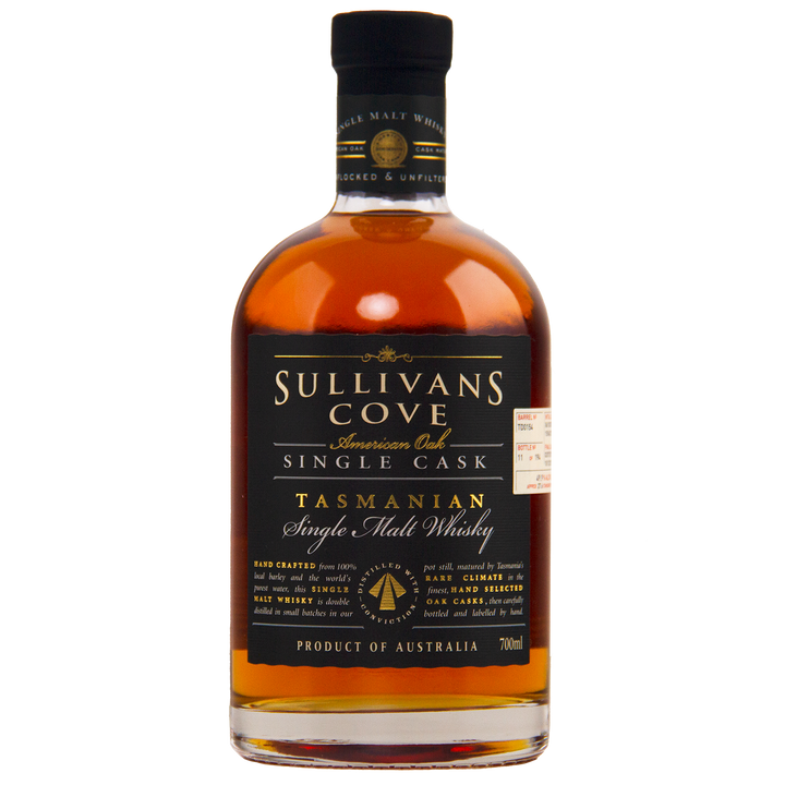 Sullivans Cove American Oak Single Cask TD 0154 15 Year Old Single Malt Australian Whisky