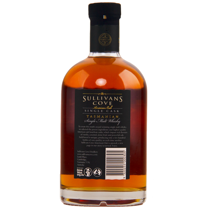 Sullivans Cove American Oak Single Cask TD 0154 15 Year Old Single Malt Australian Whisky
