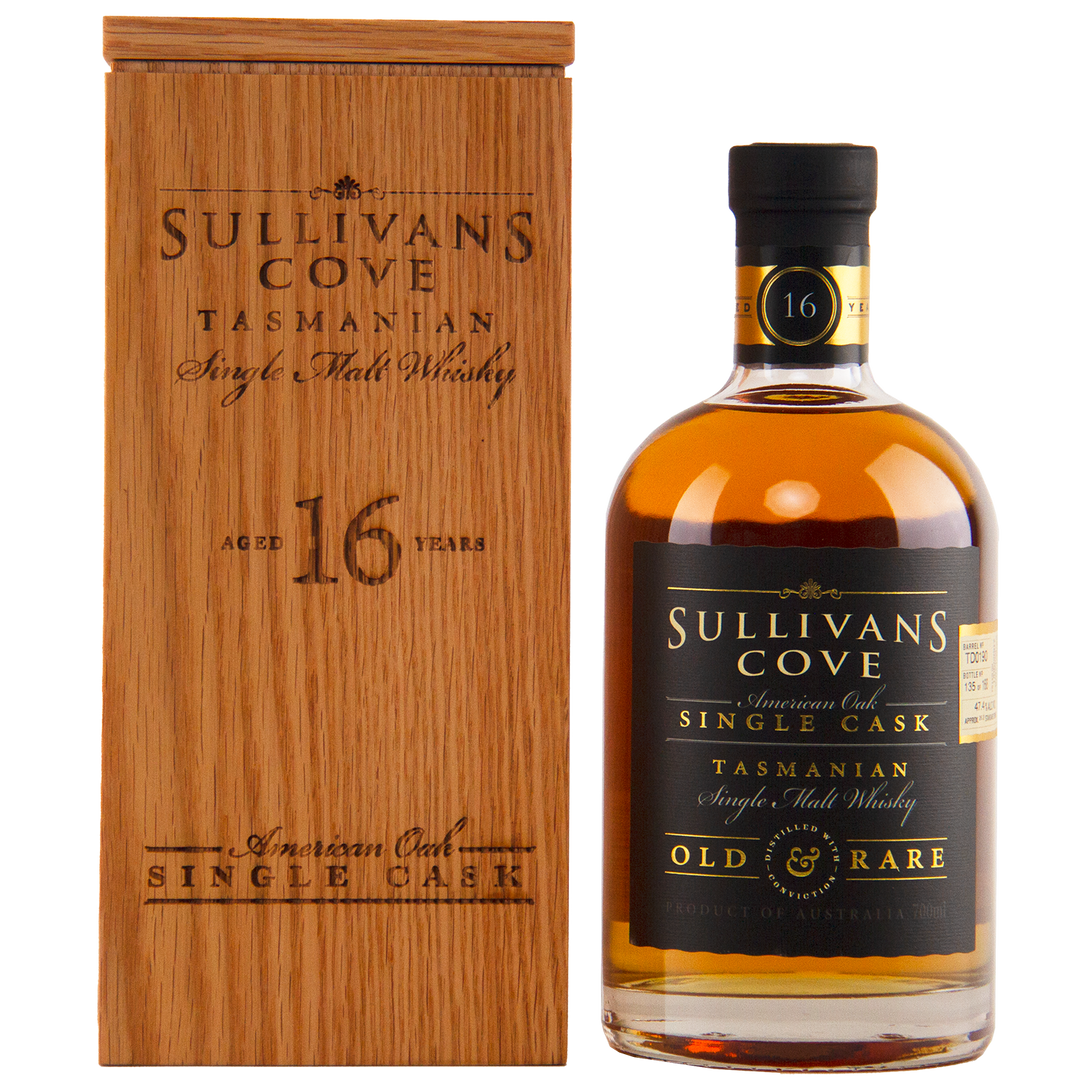 Sullivans Cove 16 Year Old  American Oak Ex-Bourbon Single Cask TD0190 Single Malt Australian Whisky