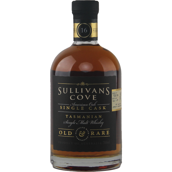 Sullivans Cove American Oak Single Cask TD0134 16 Year Old Single Malt Australian Whisky