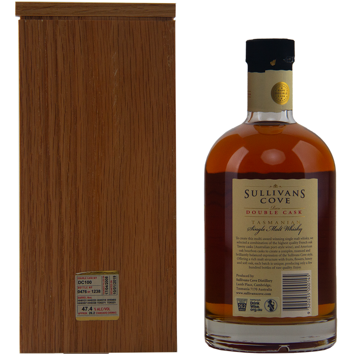 Sullivans Cove Double Cask DC100 Single Malt Australian Whisky