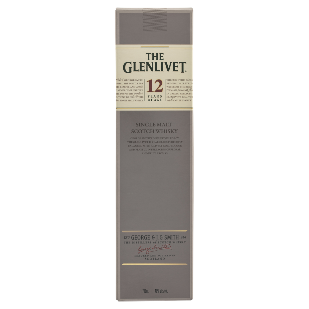 The Glenlivet 12 Year Old Single Malt Scotch Whisky