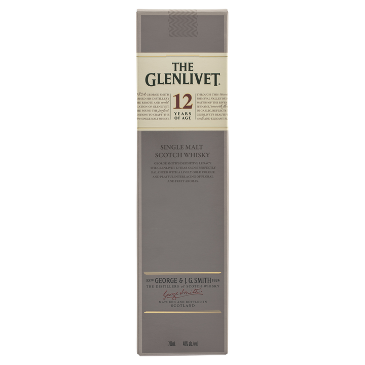 The Glenlivet 12 Year Old Single Malt Scotch Whisky