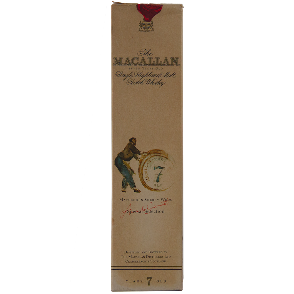 The Macallan 7 Year Old Armando Giovinetti Special Selection (1990's) Single Malt Scotch Whisky