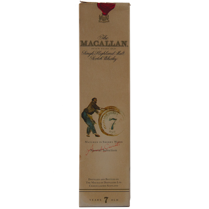 The Macallan 7 Year Old Armando Giovinetti Special Selection (1990's) Single Malt Scotch Whisky