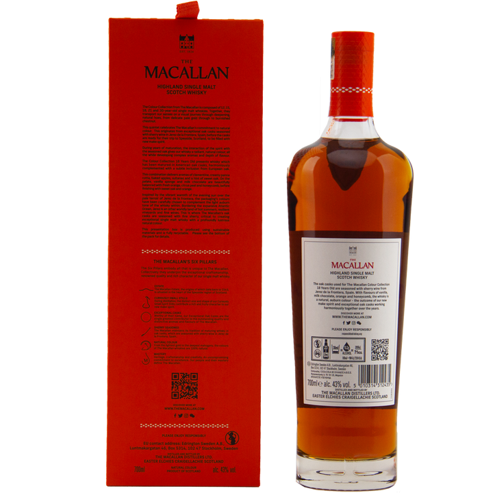 The Macallan Colour Collection 18 Year Old Single Malt Scotch Whisky