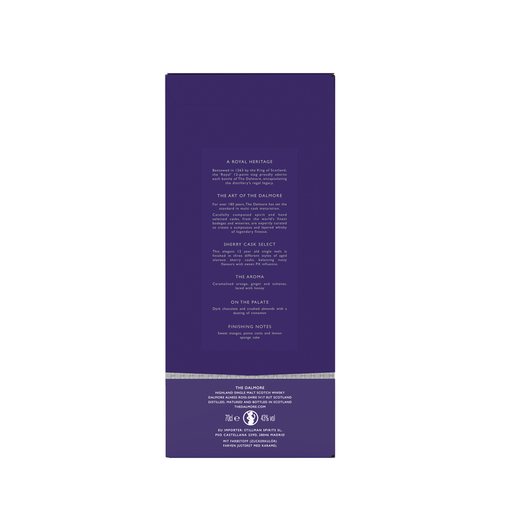 The Dalmore 12 Year Old Sherry Cask Select Single Malt Scotch Whisky