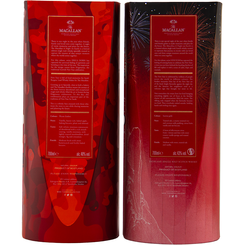 The Macallan Night on Earth 1 & 2 Single Malt Scotch Whisky