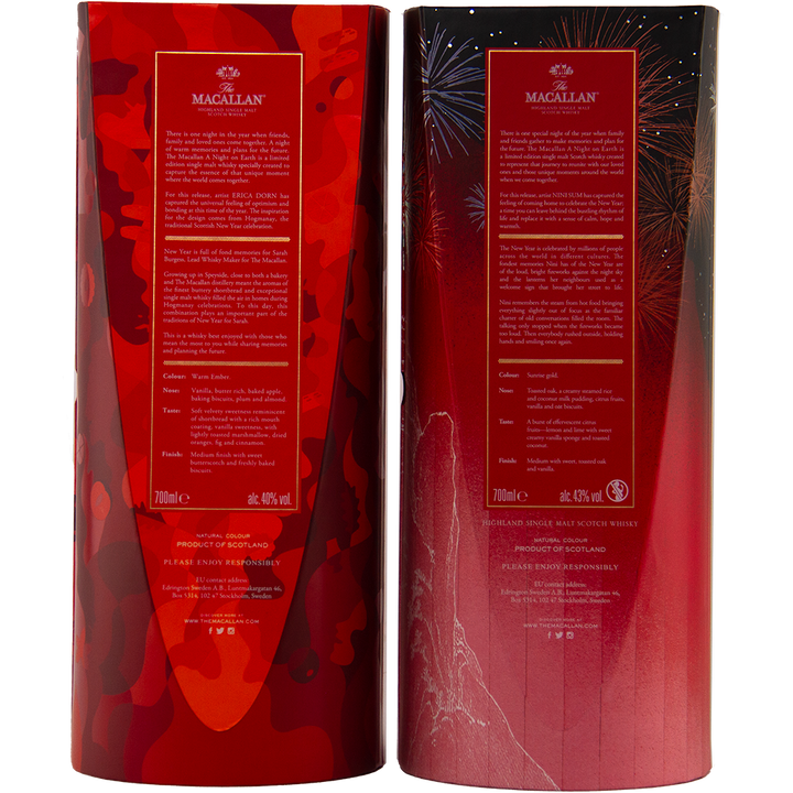 The Macallan Night on Earth 1 & 2 Single Malt Scotch Whisky