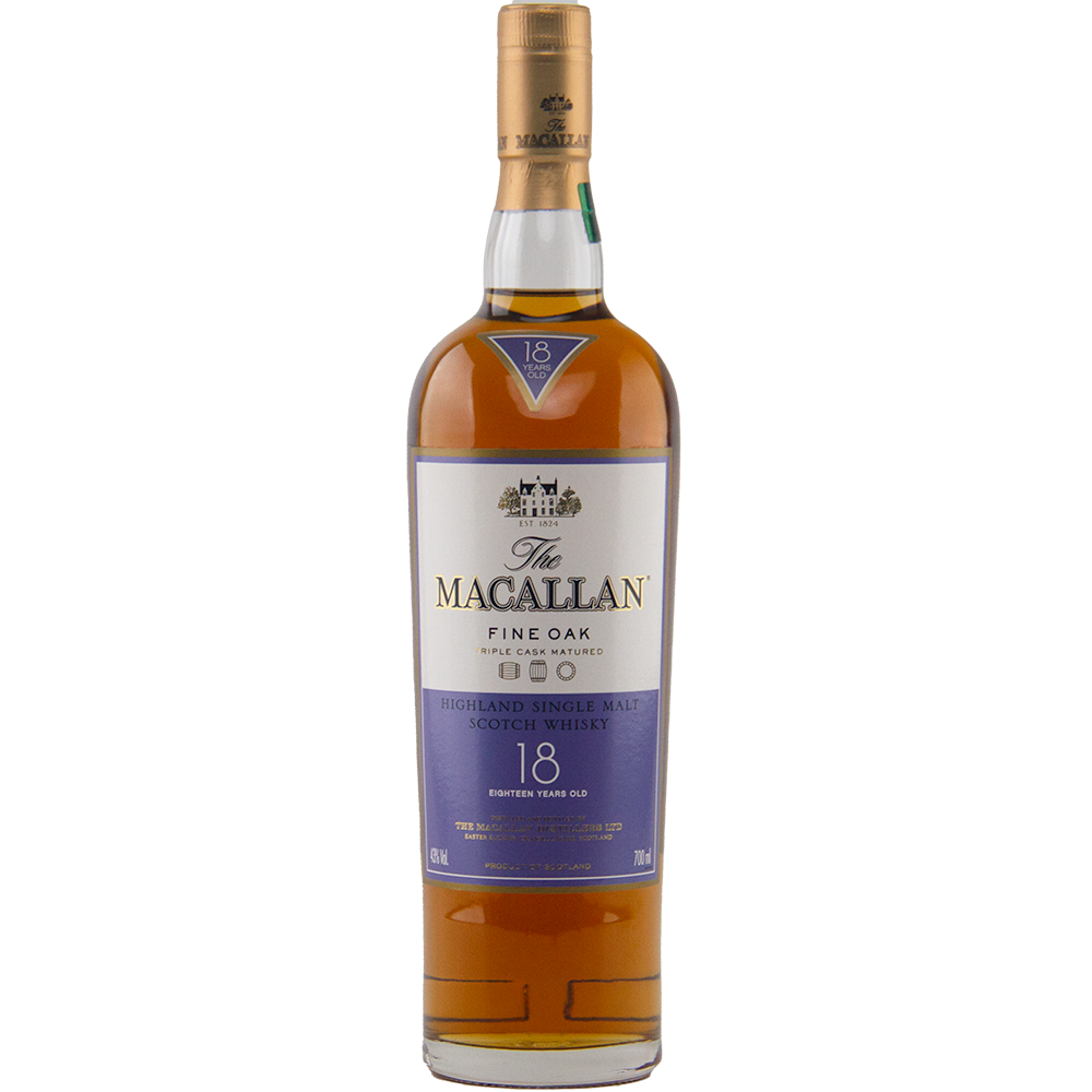The Macallan 18 Year Old Fine Oak Single Malt Scotch Whisky