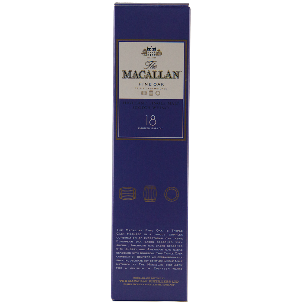 The Macallan 18 Year Old Fine Oak Single Malt Scotch Whisky