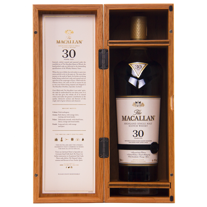 The Macallan 30 Year Old Sherry Oak (2021 Release) Single Malt Scotch Whisky