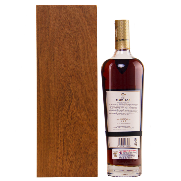 The Macallan 30 Year Old Sherry Oak (2021 Release) Single Malt Scotch Whisky