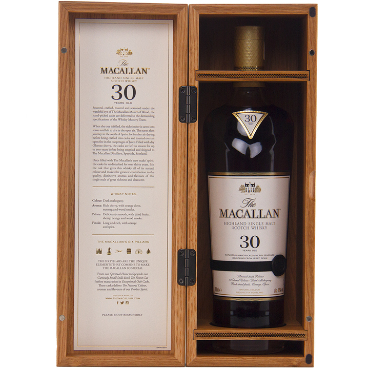 The Macallan 30 Year Old Sherry Oak (2022 release) Scotch Whisky