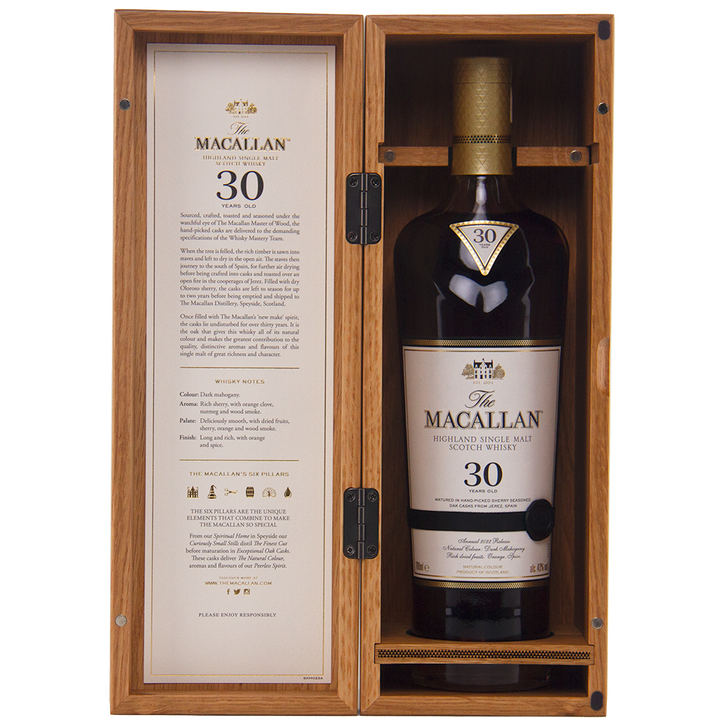 The Macallan 30 Year Old Sherry Oak (2022 release) Scotch Whisky