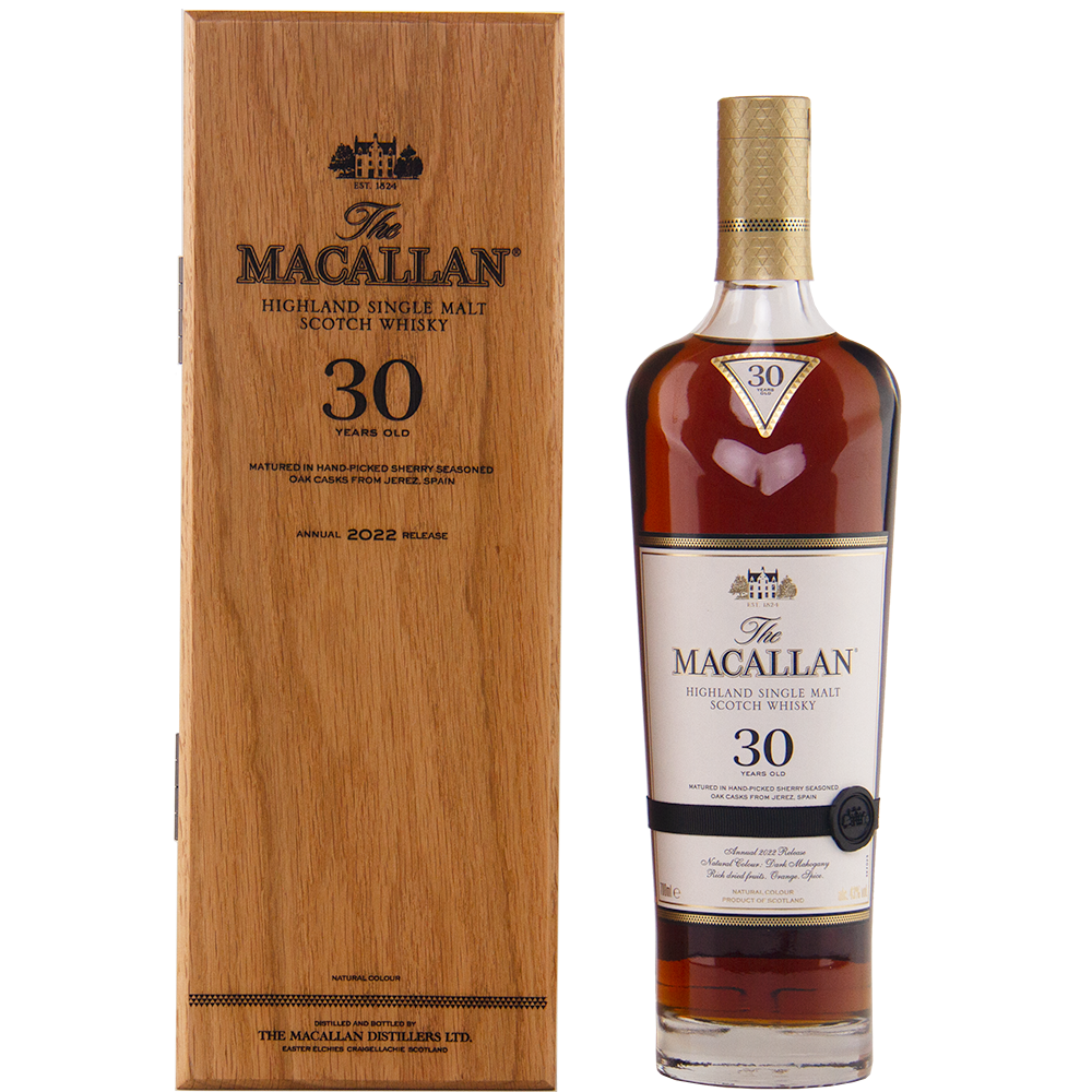 The Macallan 30 Year Old Sherry Oak (2022 release) Scotch Whisky
