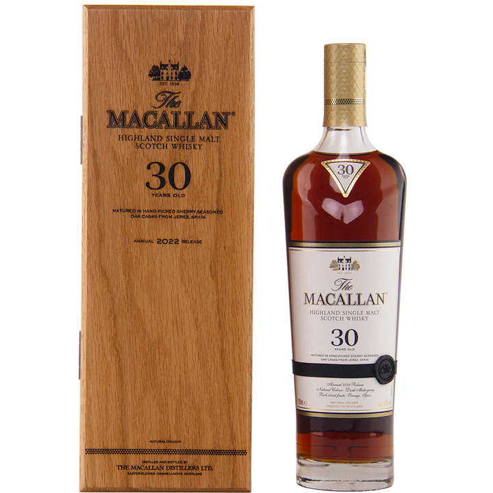 The Macallan 30 Year Old Sherry Oak (2022 release) Scotch Whisky