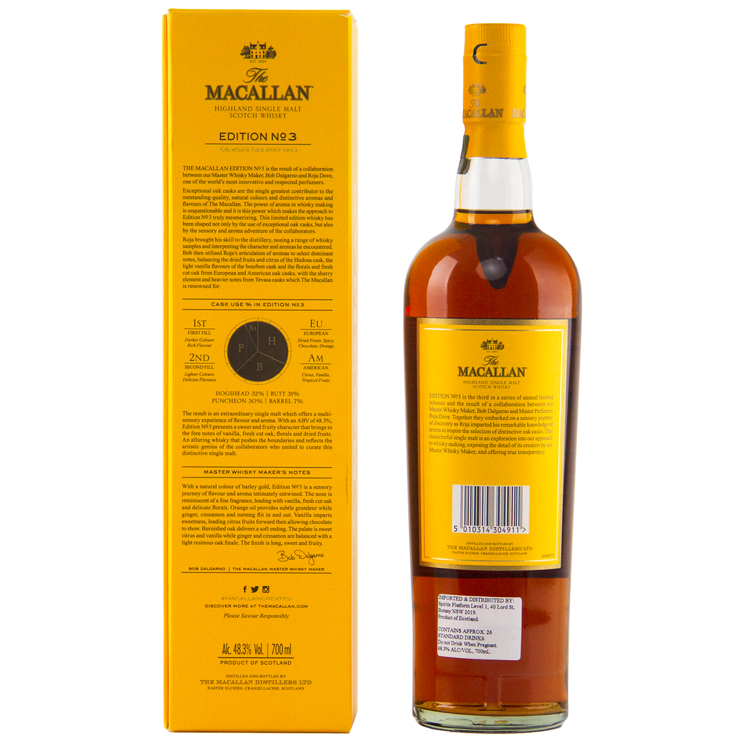 The Macallan Edition 3 Single Malt Scotch Whisky