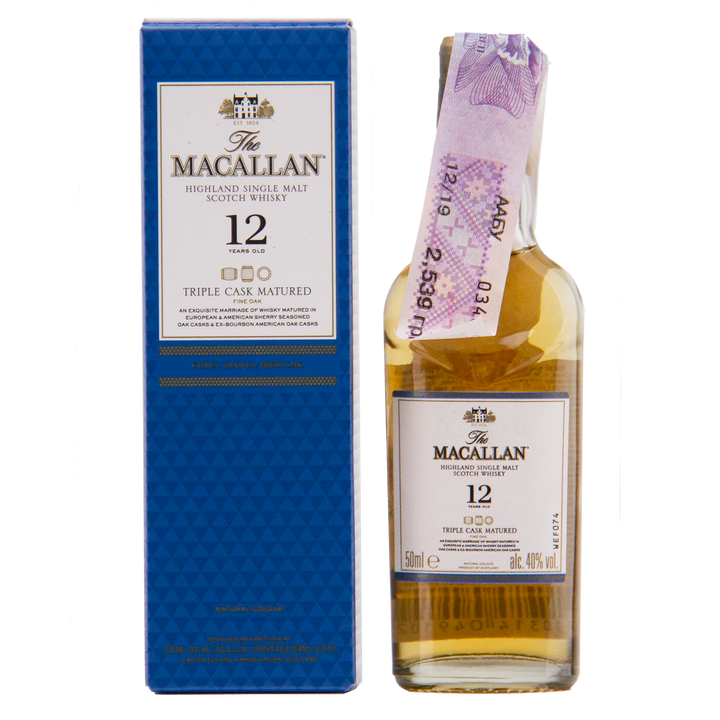 The Macallan Triple Cask 12 Year Old Miniature Set 12x50ml Single Malt Scotch Whisky