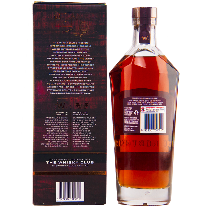 Westward Vintage Muscat Cask American Single Malt Whiskey