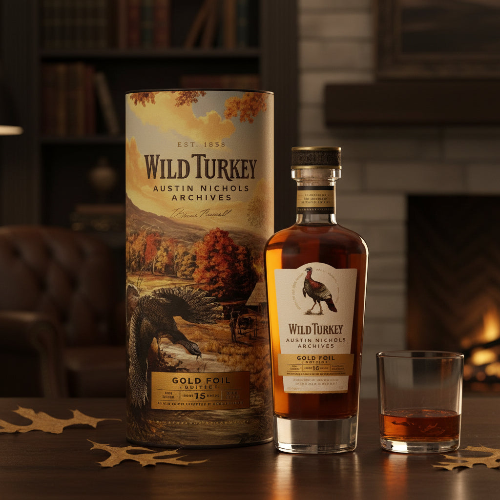 Wild Turkey Austin Nichols Archives Gold Foil Limited Edition 16 Year Old Bourbon Whiskey 750ml