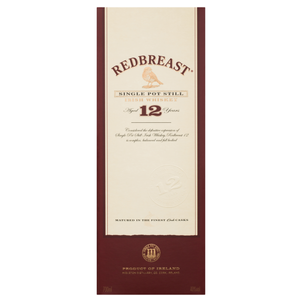 Redbreast 12 Year Old Single Pot Still Irish Whiskey - Image 3