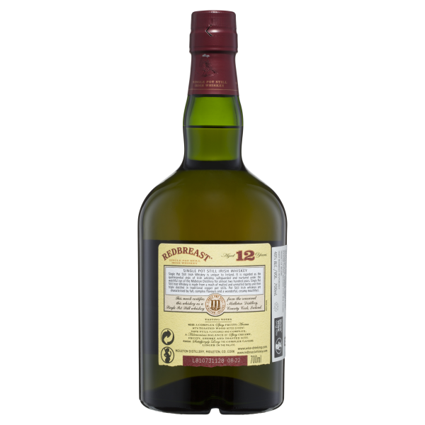Redbreast 12 Year Old Single Pot Still Irish Whiskey - Image 5