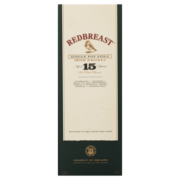Redbreast 15 Year Old Single Pot Still Irish Whiskey - Image 2