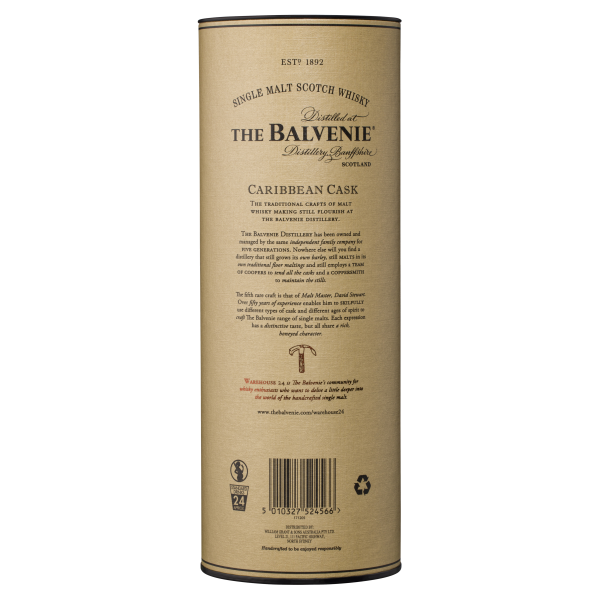 The Balvenie Caribbean Cask 14 Year Old Single Malt Scotch Whisky - Image 5