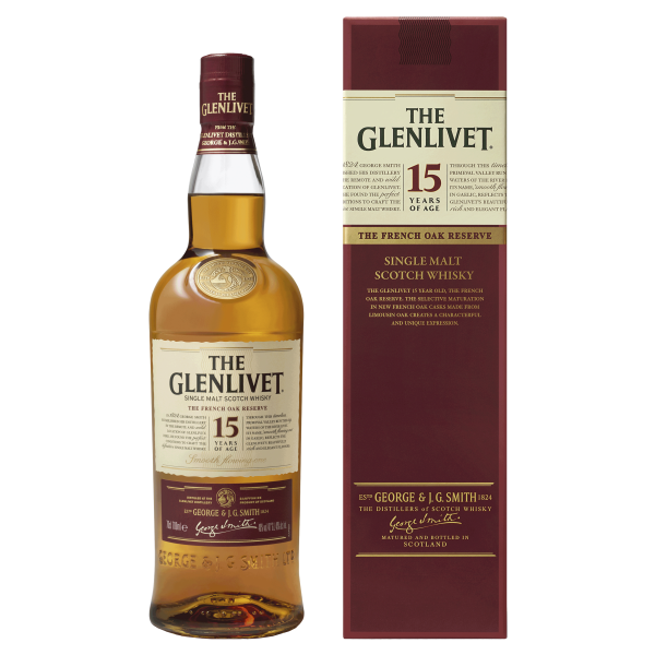 The Glenlivet 15 year old French Oak Reserve Single Malt Scotch Whisky