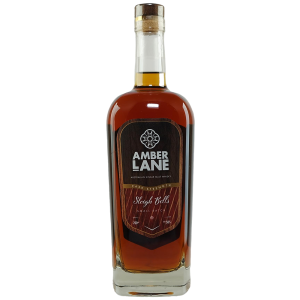 A stand alone bottle of the Amber Lane Sleigh Bells Single Malt Whisky