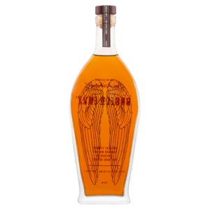 Angel's Envy Bourbon bottle, featuring a smooth bourbon finished in ruby port casks, with notes of vanilla, caramel, ripe fruit, and a touch of spice. - Whisky Estate