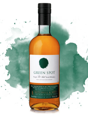 Green Spot Irish Whiskey delivers a smooth, fruity profile with notes of orchard fruits, vanilla, and barley spice, showcasing the richness of traditional pot still craftsmanship. - Whisky Estate