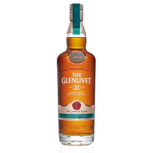 The Glenlivet 21 Year Old is a sophisticated single malt Scotch with a 43% ABV, showcasing rich notes from Oloroso sherry, cognac, and port casks, delivering a smooth and complex flavour profile​. - Whisky Estate