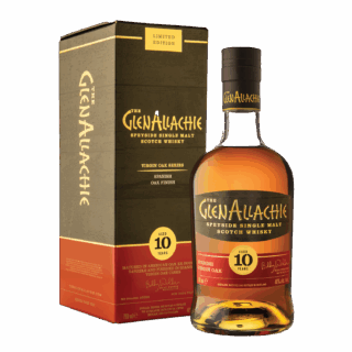 Matured in virgin Spanish oak casks, this 10 year old single malt from GlenAllachie delivers bold spice, rich dried fruits, and deep oak influence. - Whisky Estate