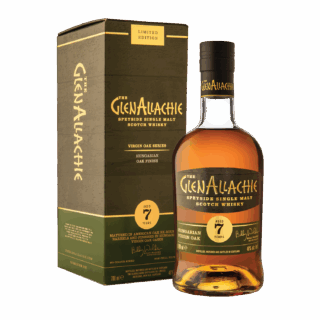 The GlenAllachie 7 Year Old Hungarian Oak is a distinctive single malt, initially matured in American oak before a secondary maturation in rare, air-dried Hungarian virgin oak casks. This unusual wood choice imparts rich, spicy complexity, highlighting GlenAllachie’s commitment to innovative cask management. - Whisky Estate