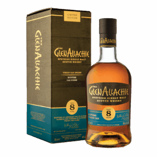 The GlenAllachie 8 Year Old Scottish Oak is a unique single malt, initially matured in American oak before being finished in rare Scottish Sessile oak casks. Sourced from sustainably managed forests, this native wood enhances the whisky with rich spice, sweet toffee, and delicate herbal notes, showcasing GlenAllachie’s expertise in cask innovation. - Whisky Estate