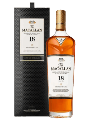 The Macallan 18 Year Old Sherry Oak 2024 Release is a beautifully crafted single malt, matured exclusively in hand-selected sherry-seasoned oak casks from Jerez, Spain. - Whisky Estate