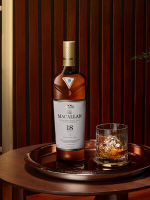 The Macallan 18 Year Old Sherry Oak 2024 Release is a beautifully crafted single malt, matured exclusively in hand-selected sherry-seasoned oak casks from Jerez, Spain. - Whisky Estate