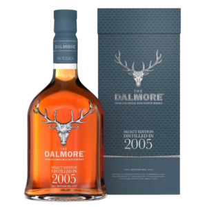 Limited edition Dalmore 18 Year Old 2005 Vintage whisky with elegant packaging