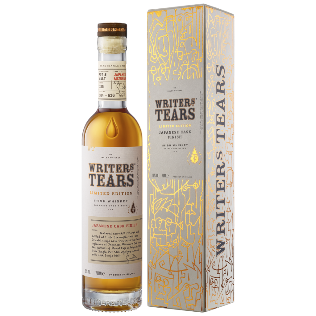 Writers’ Tears Mizunara Single Cask is a one-of-a-kind Irish whiskey finished in rare Mizunara oak casks from Japan.
