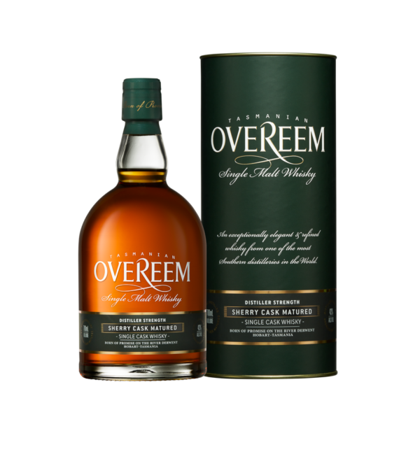 Overeem Sherry Cask Matured – Distiller’s Strength Tasmanian Single Malt Whisky