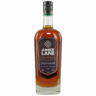 A stand alone bottle of the Amber Lane Liquid Amber Single Malt Whisky