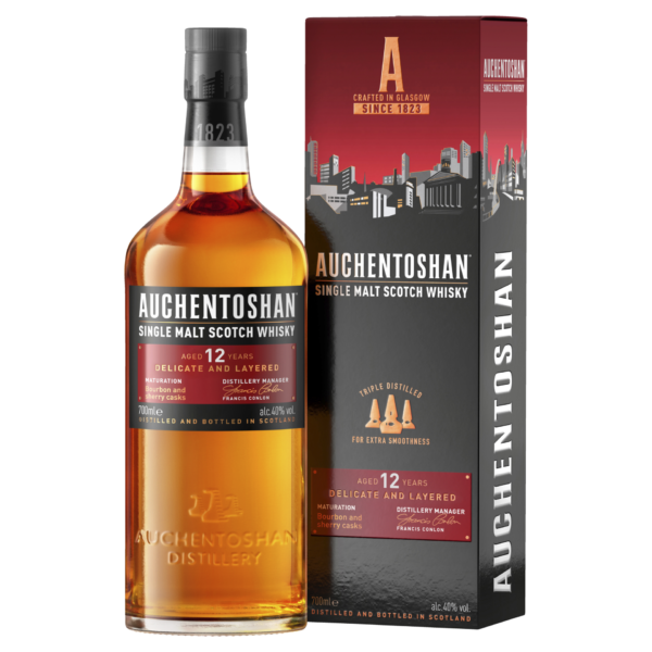 Auchentoshan 12 Year Old Single Malt Scotch Whisky